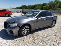 Vehiculos salvage en venta de Copart New Braunfels, TX: 2018 Infiniti Q50 Pure