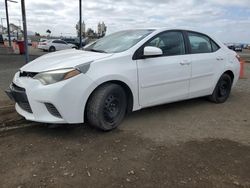 Salvage cars for sale at San Diego, CA auction: 2015 Toyota Corolla L