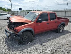 Salvage trucks for sale at Hueytown, AL auction: 2003 Toyota Tacoma Double Cab Prerunner