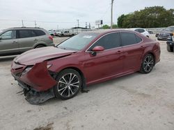 Salvage cars for sale at Oklahoma City, OK auction: 2018 Toyota Camry L