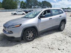 Vehiculos salvage en venta de Copart Loganville, GA: 2017 Jeep Cherokee Sport