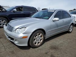 Salvage cars for sale at New Britain, CT auction: 2005 Mercedes-Benz C 320 4matic