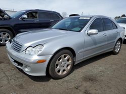 Mercedes-Benz salvage cars for sale: 2005 Mercedes-Benz C 320 4matic