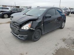 Salvage cars for sale at Grand Prairie, TX auction: 2018 Mitsubishi Mirage ES