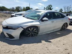 Salvage cars for sale at Riverview, FL auction: 2022 Honda Civic EX