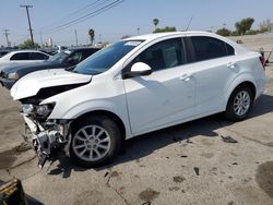 Salvage cars for sale at Colton, CA auction: 2018 Chevrolet Sonic LT