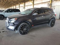 Chevrolet salvage cars for sale: 2016 Chevrolet Equinox LTZ