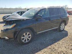 Salvage cars for sale from Copart Kansas City, KS: 2012 Toyota Highlander Base
