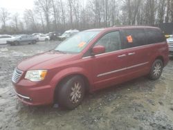 Salvage cars for sale at Waldorf, MD auction: 2011 Chrysler Town & Country Touring L