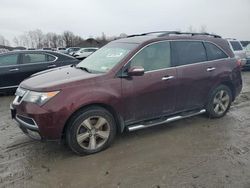 Acura salvage cars for sale: 2010 Acura MDX Technology