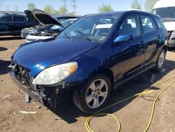Salvage cars for sale from Copart Elgin, IL: 2004 Toyota Corolla Matrix XR