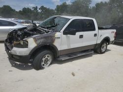 Salvage cars for sale from Copart Ocala, FL: 2004 Ford F150 Supercrew