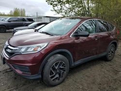 Vehiculos salvage en venta de Copart Arlington, WA: 2016 Honda CR-V SE