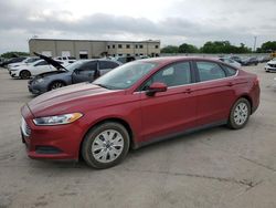 Salvage cars for sale at Wilmer, TX auction: 2013 Ford Fusion S