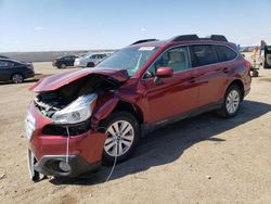 Salvage cars for sale from Copart Greenwood, NE: 2015 Subaru Outback 2.5I Premium