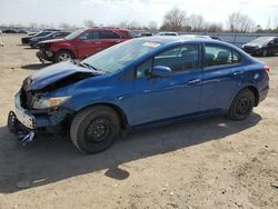 Salvage cars for sale from Copart Ontario Auction, ON: 2014 Honda Civic LX