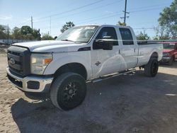 Salvage cars for sale at Riverview, FL auction: 2011 Ford F250 Super Duty