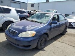 Salvage cars for sale from Copart Vallejo, CA: 2006 Toyota Corolla CE