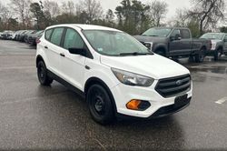 Salvage cars for sale at Marlboro, NY auction: 2019 Ford Escape S