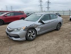 Salvage cars for sale at Elgin, IL auction: 2017 Honda Accord LX