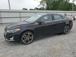 Salvage cars for sale at Gastonia, NC auction: 2019 Ford Fusion Titanium