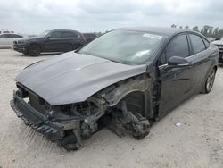 Salvage cars for sale at Houston, TX auction: 2015 Ford Fusion SE