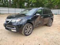 Salvage cars for sale at Austell, GA auction: 2010 Acura MDX Advance