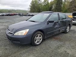 Salvage cars for sale at Concord, NC auction: 2006 Honda Accord EX