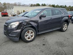 Salvage cars for sale at Exeter, RI auction: 2016 Chevrolet Equinox LS