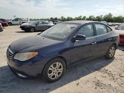 Salvage cars for sale from Copart Houston, TX: 2010 Hyundai Elantra Blue