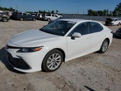 Salvage cars for sale from Copart Houston, TX: 2022 Toyota Camry LE