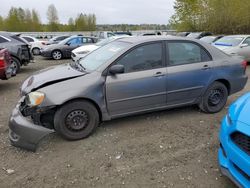 Salvage cars for sale from Copart Arlington, WA: 2006 Toyota Corolla CE