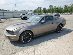 Salvage cars for sale at Lumberton, NC auction: 2005 Ford Mustang