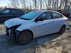 Salvage cars for sale at Candia, NH auction: 2017 Hyundai Accent SE