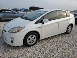Salvage cars for sale at New Braunfels, TX auction: 2011 Toyota Prius