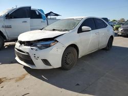 2015 Toyota Corolla L en venta en Grand Prairie, TX