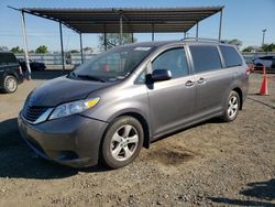 Salvage cars for sale at San Diego, CA auction: 2012 Toyota Sienna LE