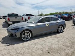 Salvage cars for sale at Indianapolis, IN auction: 2018 Audi A5 Premium Plus S-Line