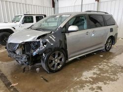 Salvage cars for sale from Copart Franklin, WI: 2015 Toyota Sienna Sport