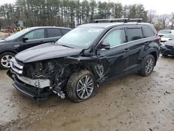 Salvage cars for sale at North Billerica, MA auction: 2019 Toyota Highlander Hybrid