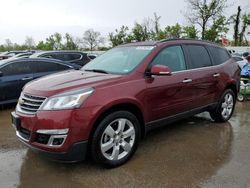 Salvage cars for sale from Copart Bridgeton, MO: 2017 Chevrolet Traverse LT