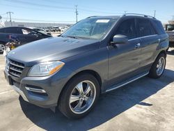 Salvage cars for sale from Copart Sun Valley, CA: 2015 Mercedes-Benz ML 350
