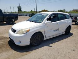 Vehiculos salvage en venta de Copart Miami, FL: 2007 Toyota Corolla Matrix XR