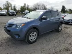 Salvage cars for sale from Copart Portland, OR: 2014 Toyota Rav4 LE