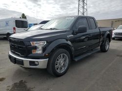 Salvage trucks for sale at Hayward, CA auction: 2015 Ford F150 Super Cab