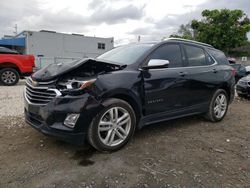 Salvage cars for sale at Opa Locka, FL auction: 2018 Chevrolet Equinox Premier