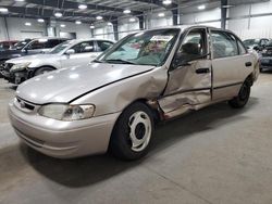 Salvage cars for sale at Ham Lake, MN auction: 2000 Toyota Corolla VE
