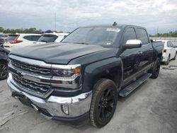Salvage cars for sale at Cahokia Heights, IL auction: 2017 Chevrolet Silverado K1500 LTZ