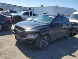 Salvage cars for sale from Copart Vallejo, CA: 2022 Hyundai Kona N Line