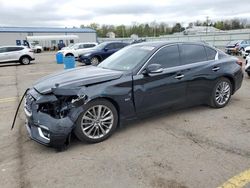 Salvage cars for sale from Copart Pennsburg, PA: 2019 Infiniti Q50 Luxe